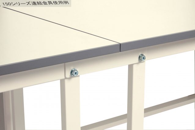 大きな割引 ヤマテック ワークテーブル150 固定式キャビネット 全面棚板付1200×750×H950 SUPH-1275UTT-WW 1台   139-9792